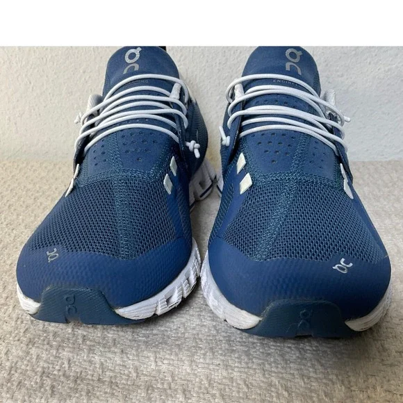 On Cloud Womens 8.5 Denim Blue Running Shoes Sneakers CloudTec Mesh 19.4026 - Picture 6 of 12